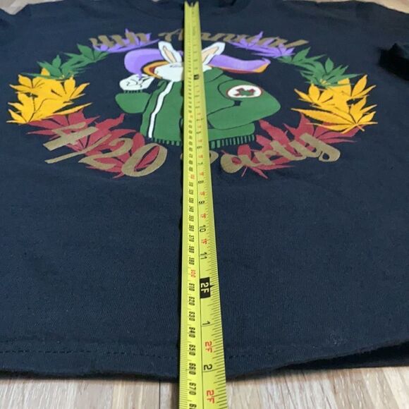 Men’s Rastafarian 4/20 event t shirt men’s M captain jack leaf plant Mary j puff - Picture 6 of 8